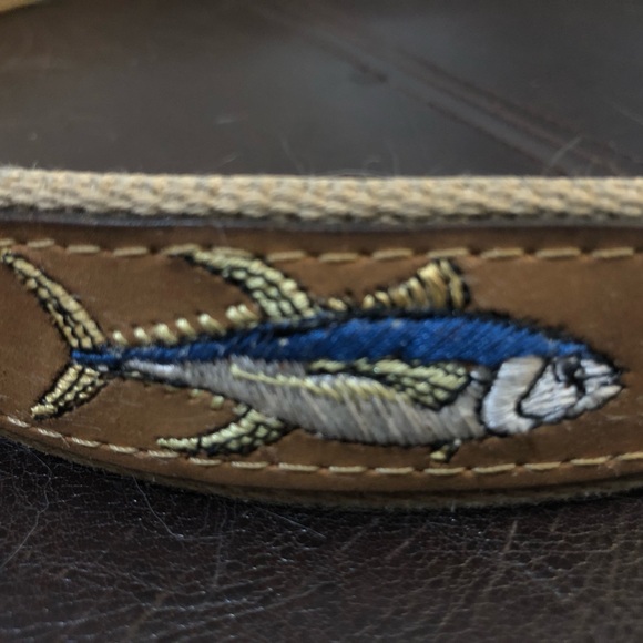 Men’s Fish Belt measurement is 45”inches laid flat n measured - Picture 6 of 13